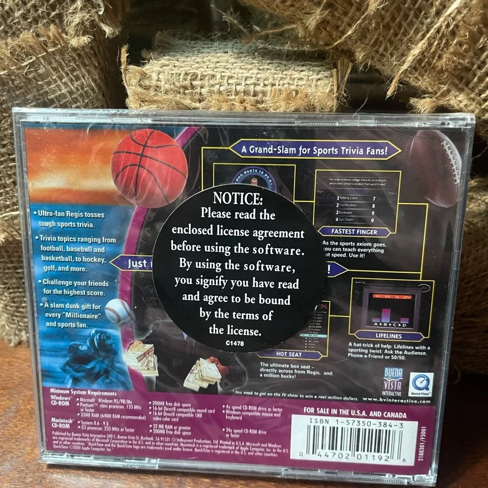 Who Wants to Be a Millionaire CD-ROM Set of 3 | 1st, 2nd, & Sports Edition
